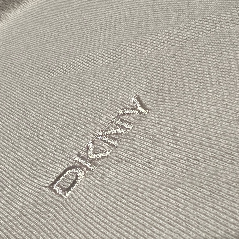 🆕 DKNY Women's Terry Zip Front Jacket in the color Pebble Size:XXL - Picture 7 of 14